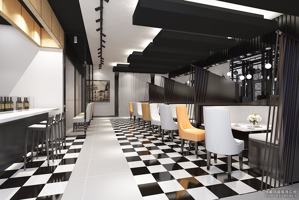 時尚飲品店設(shè)計效果圖