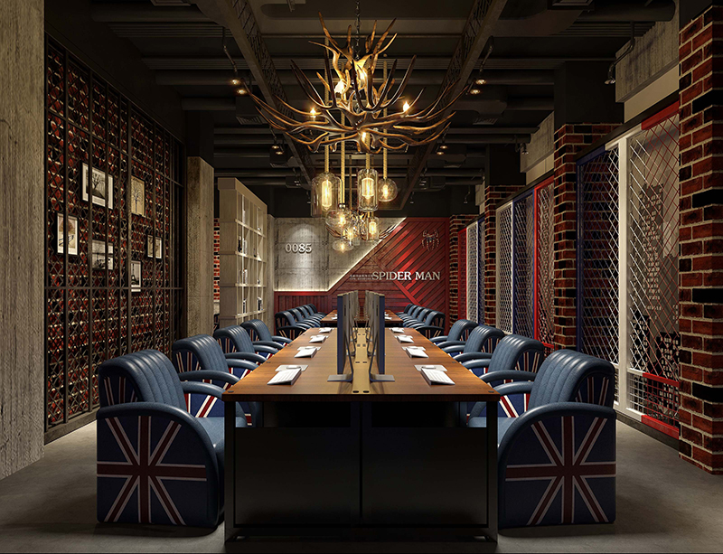 成都網(wǎng)紅網(wǎng)咖裝修設(shè)計(jì)效果圖