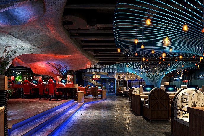 成都網(wǎng)咖裝修,網(wǎng)咖裝修設計